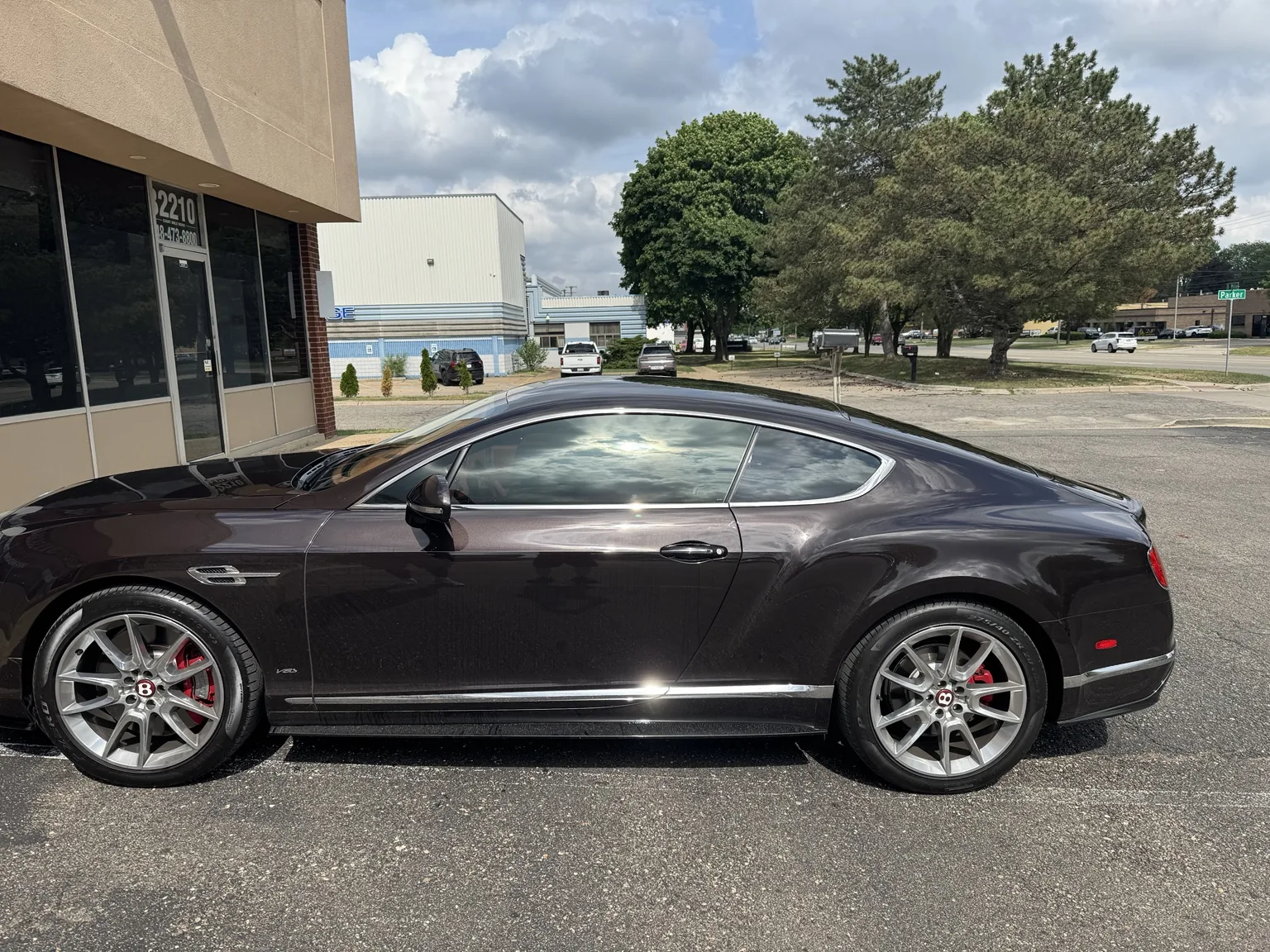 Bentley coupe with professional window tint