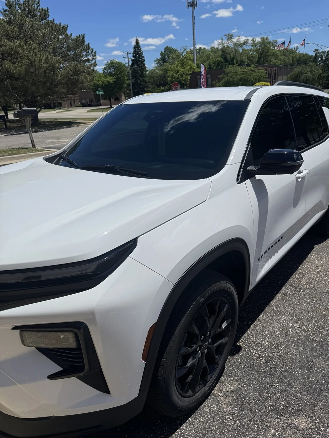 Chevrolet Traverse with windshield tint